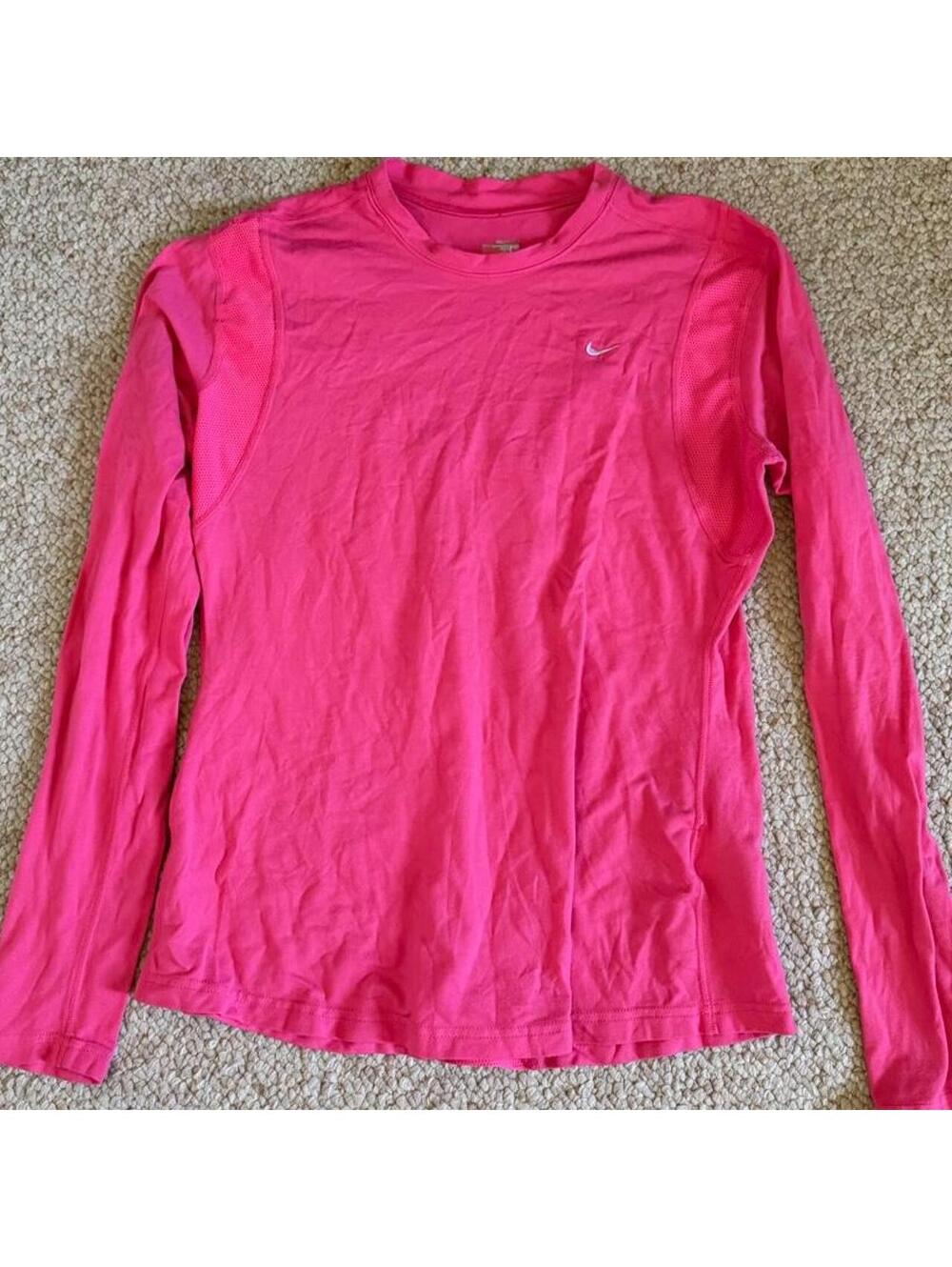 Pink Nike long sleeve shirt